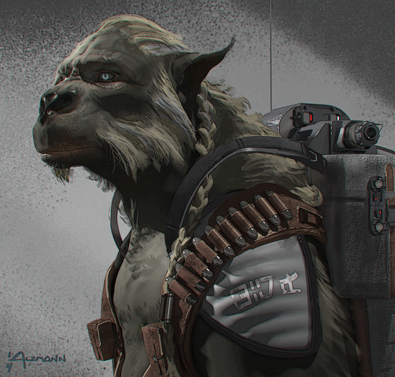 Senna Version 2/ Alzmann. The Art of Rogue One: A Star Wars Story by Josh Kushins, and Lucasfilm Ltd. © Abrams Books, 2016(C) 2016 Lucasfilm Ltd. And TM. All Rights Reserved. Used Under Authorization.